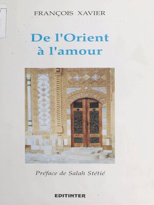 cover image of De l'Orient à l'Amour